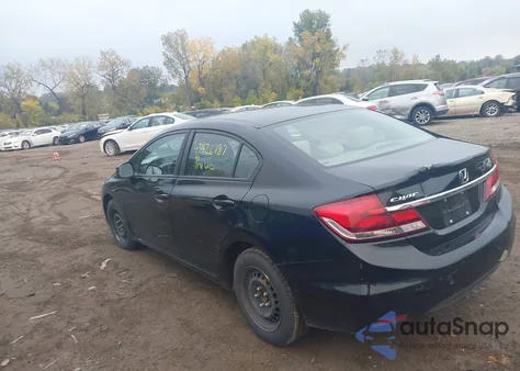 2013 Honda Civic Lx из США, поврежденный, VIN 19XFB2F58DE072905